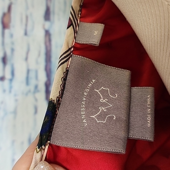 VANESSA Virginia floral patchwork dress size M - Picture 6 of 7